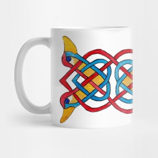 Duck Celtic Tracery V2 Mug